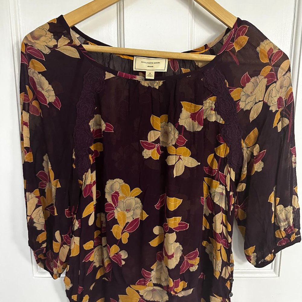 Anthropologie Moulinette Soeurs vetements silk blouse 6